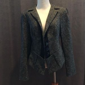 Tweed Baskerville with Ribbon Trim Pant Suit